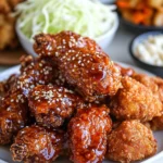 Korean Fried Chicken (Yangnyeom Chicken) Recipe