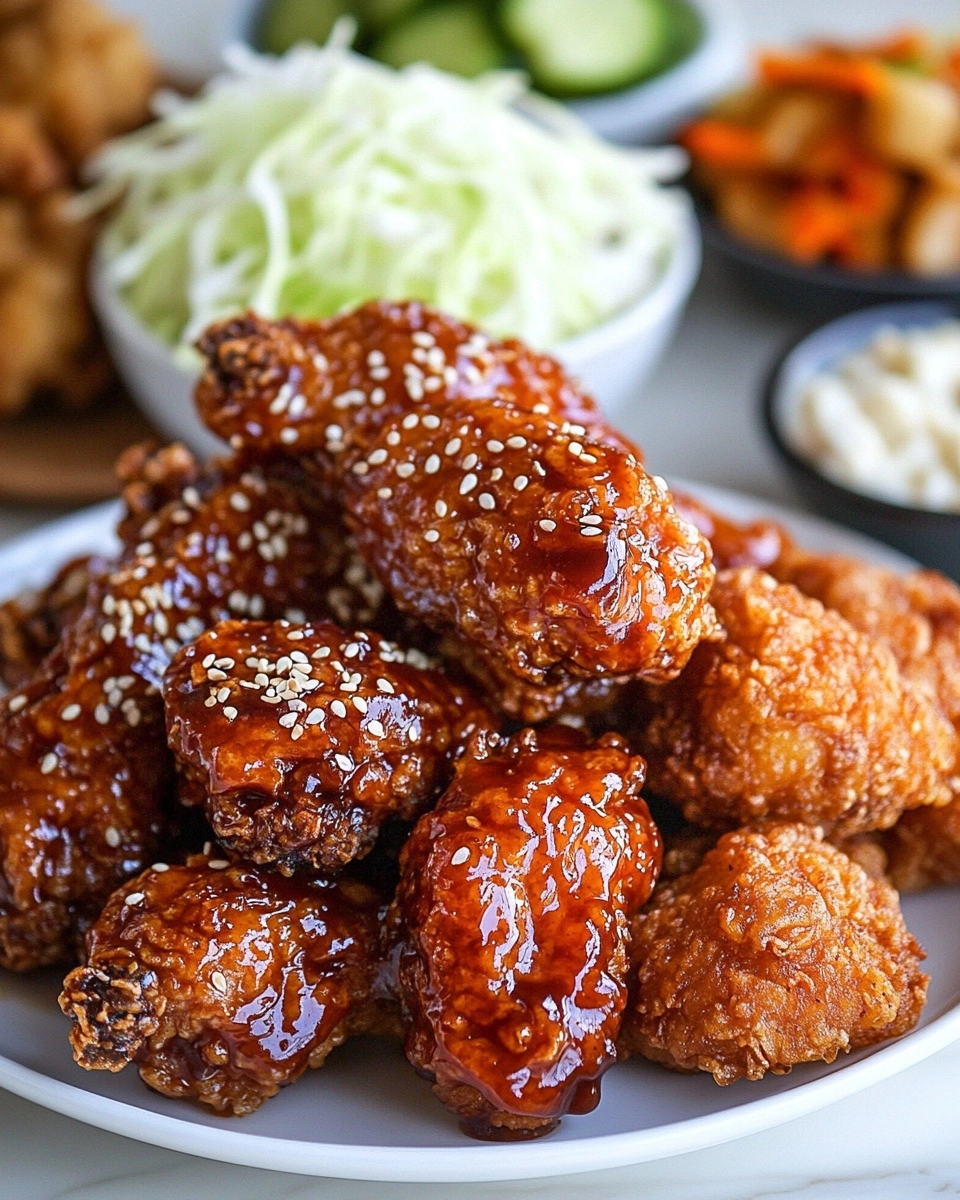 Korean Fried Chicken (Yangnyeom Chicken) Recipe