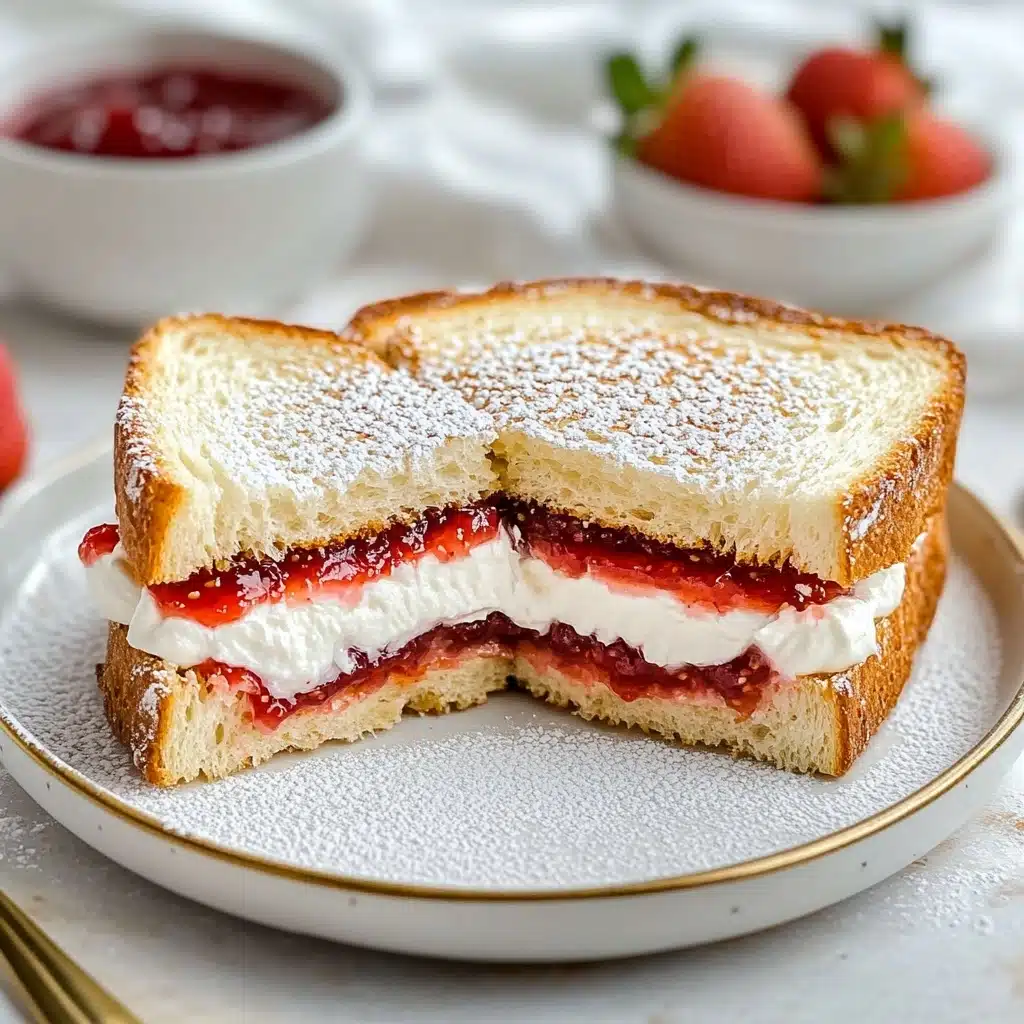 Fried Strawberry Cheesecake Sandwiches Recipe - Recipe Image