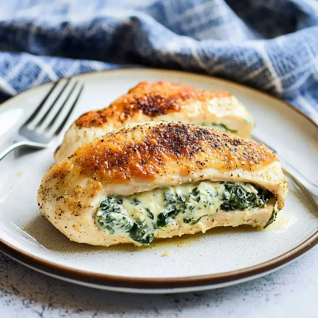 Spinach Stuffed Chicken Breasts Recipe - Recipe Image