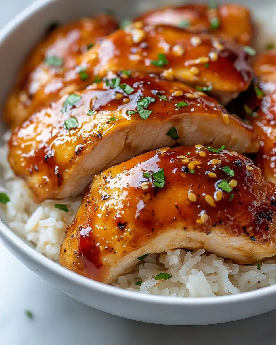 Honey Garlic Chicken Breasts Recipe