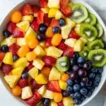 Honey Lime Rainbow Fruit Salad Recipe