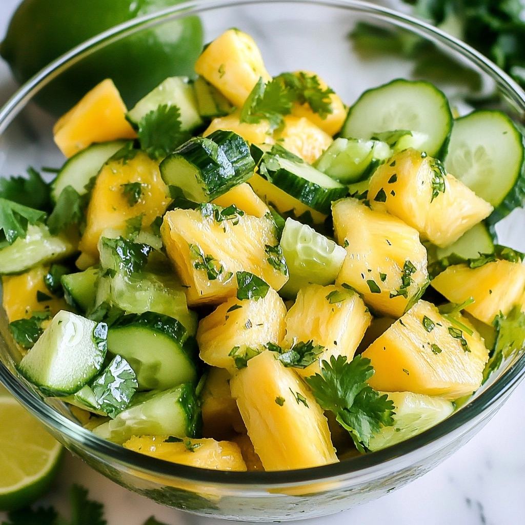 Pineapple Cucumber Salad Recipe - Recipe Image