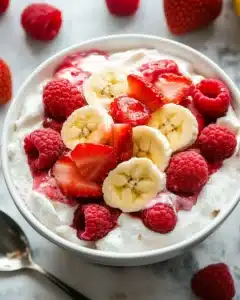 Fluffy Cheesecake Fruit Salad Recipe