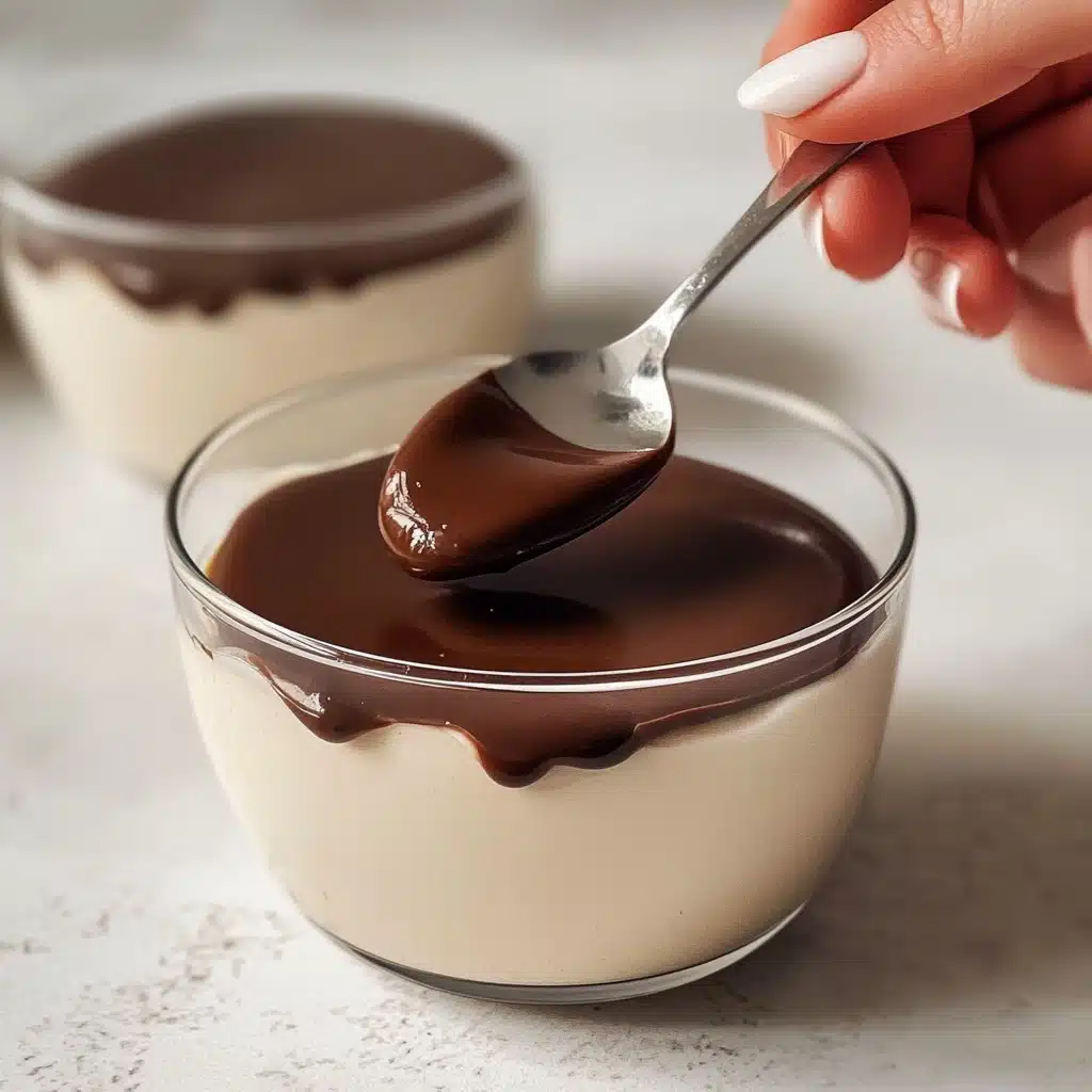 Vegan Peanut Butter Mousse with Chocolate Ganache Recipe - Recipe Image
