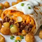Cheesy Potato Burritos Recipe