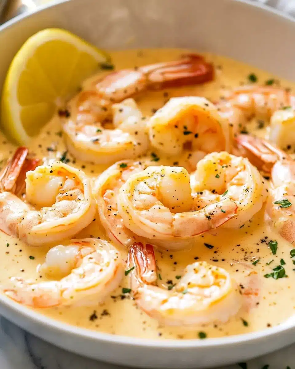 Creamy Garlic Shrimp Recipe