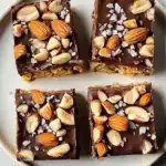 Dark Chocolate and Sea Salt Nut Bars Recipe