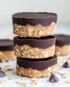 No Bake Peanut Butter Oat Cups Recipe