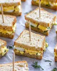 Mini Egg Salad Sandwiches Recipe