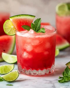 Watermelon Mojito Mocktail Recipe