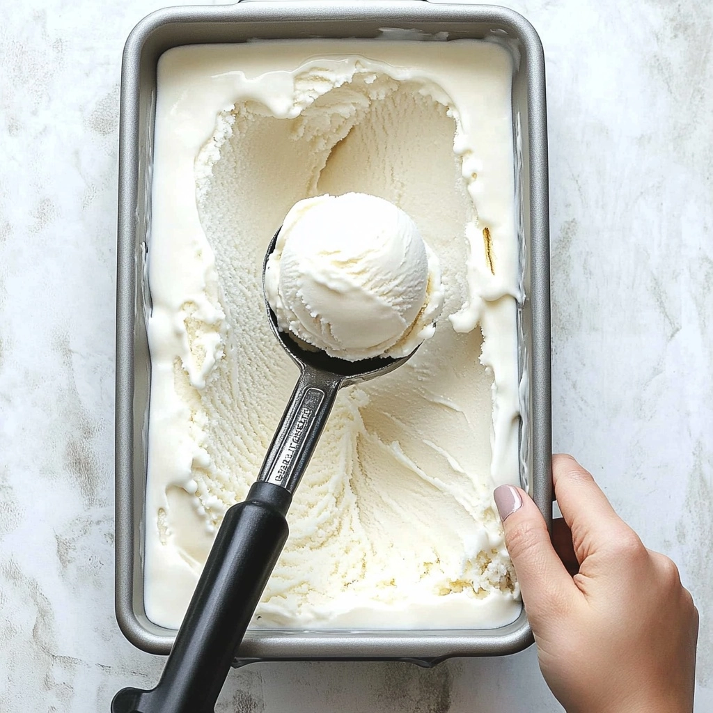 Creamy Vegan Vanilla Ice Cream Recipe - Recipe Image