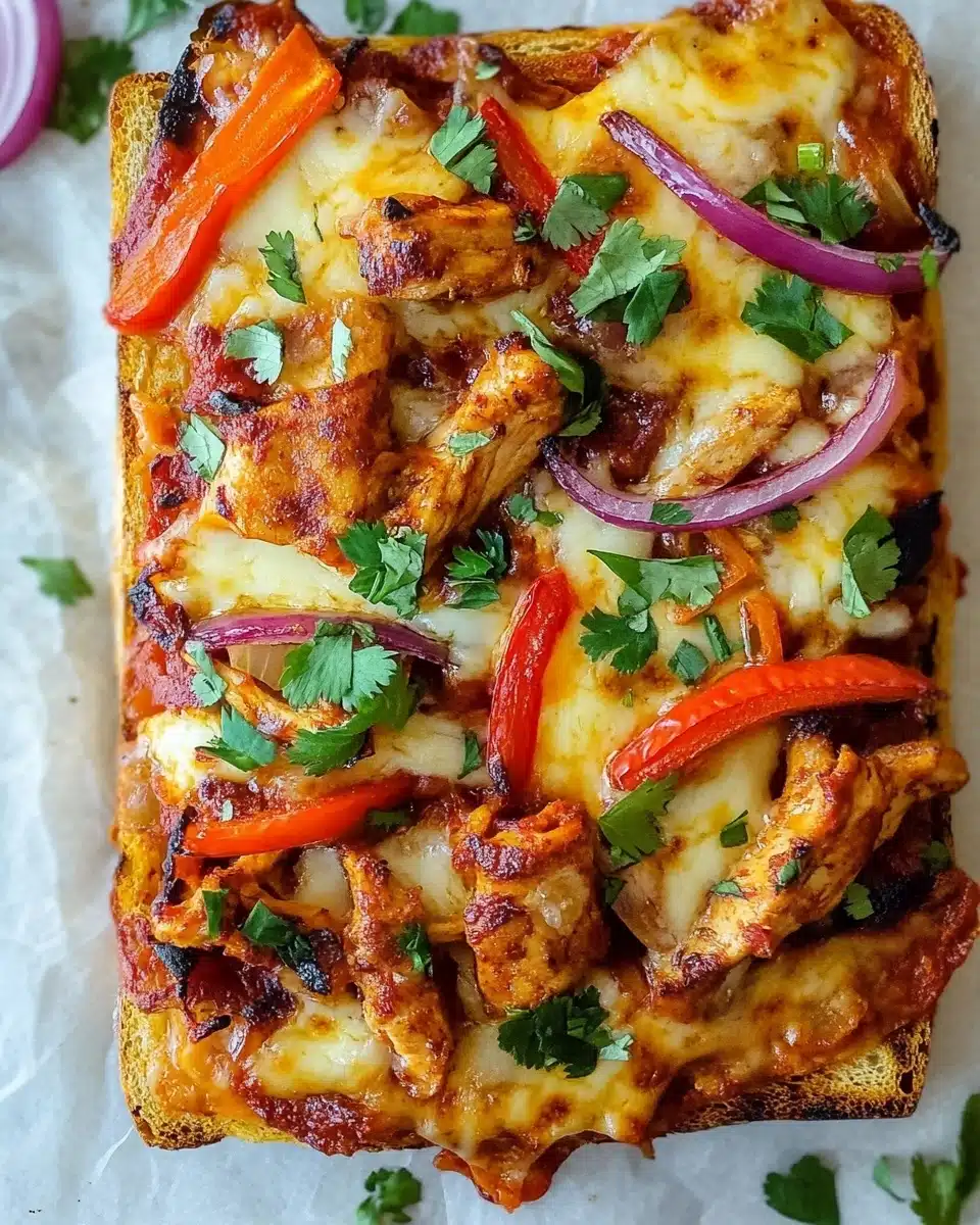 BBQ Chicken Flatbreads Recipe