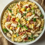 Chicken Bacon Ranch Pasta Salad Recipe