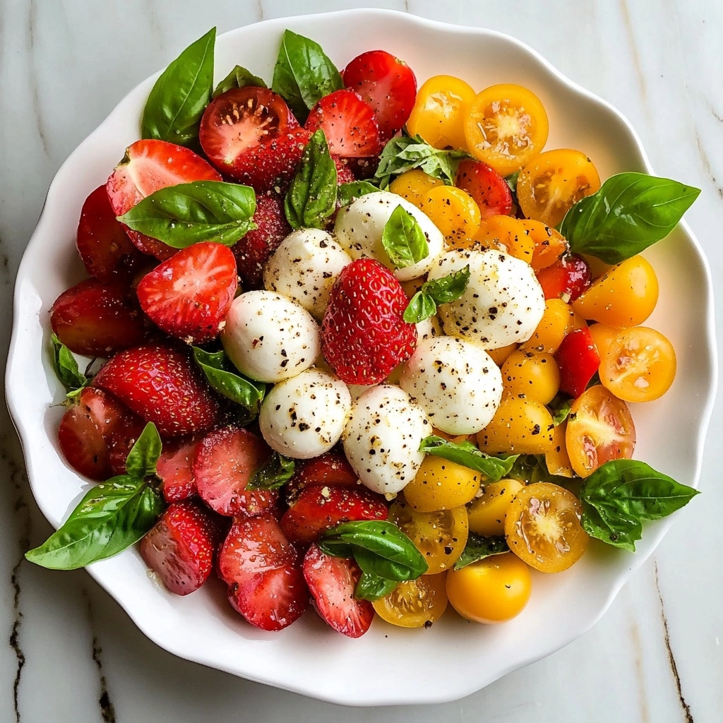 Strawberry Caprese Salad Recipe - Recipe Image