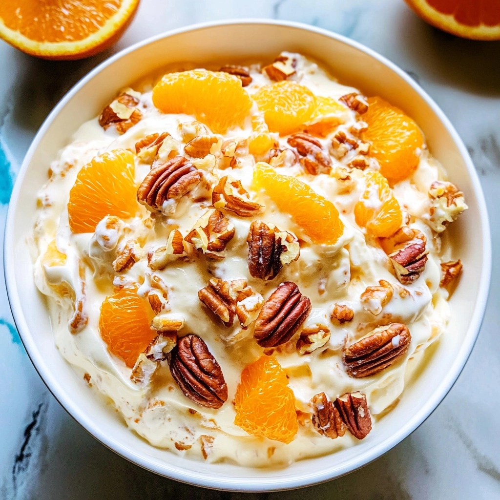 Millionaire Peach Salad Recipe - Recipe Image