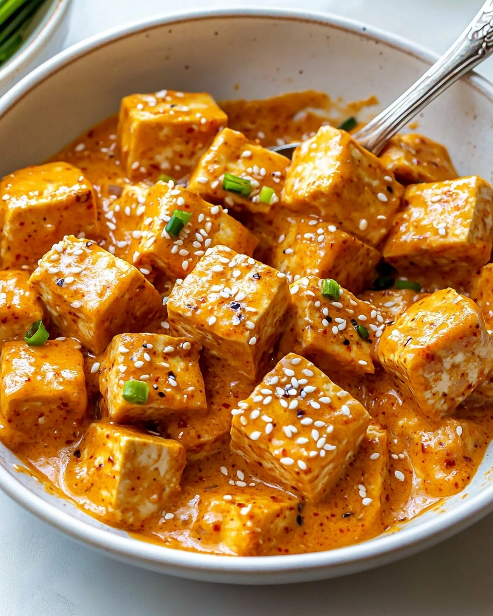 Spicy Tofu with Creamy Coconut Sauce Recipe