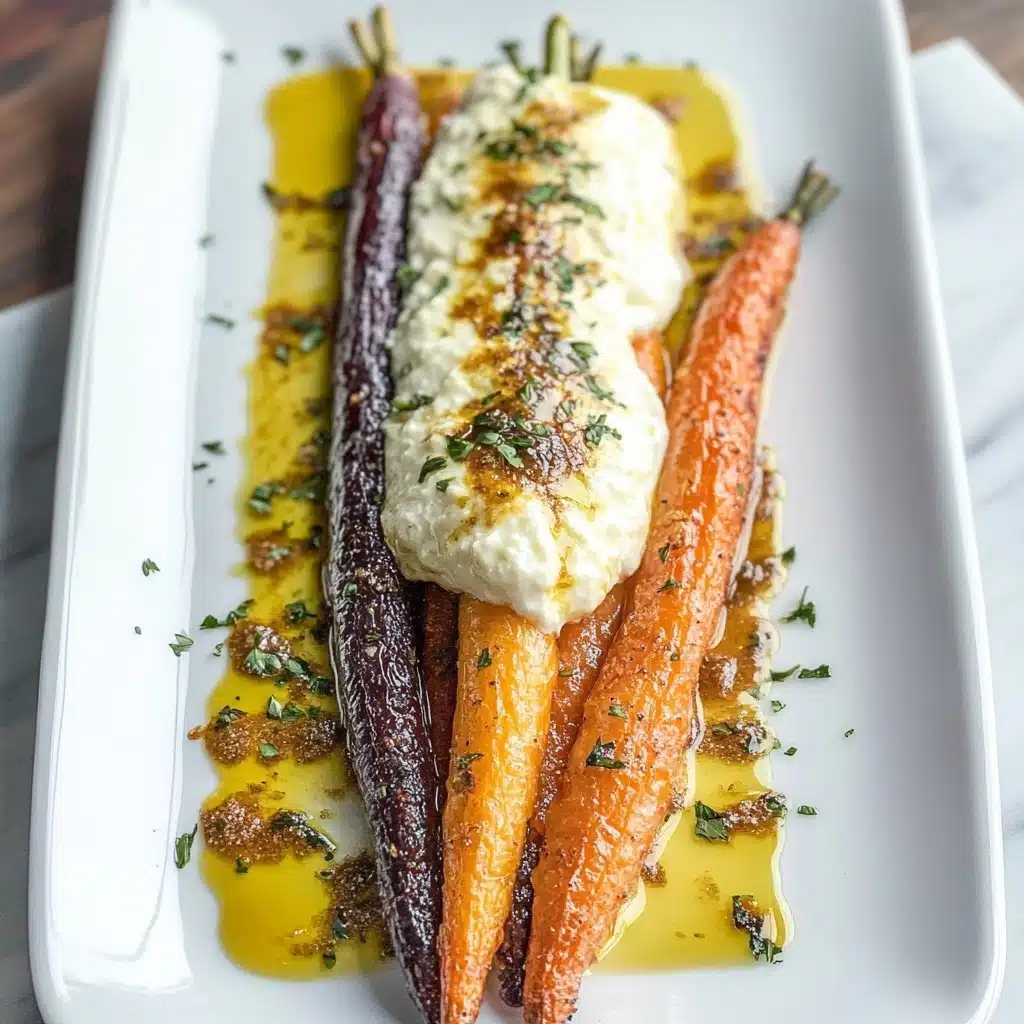 Simple Roasted Carrots with Cumin, Honey & Ricotta Recipe - Recipe Image