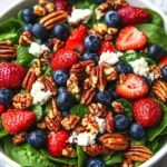 15-Minute Strawberry Spinach Salad Recipe