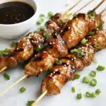 Honey Garlic Chicken Skewers Recipe