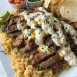 Cheesy Steak & Rice Recipe