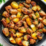 Garlic Butter Steak Bites and Potatoes Recipe