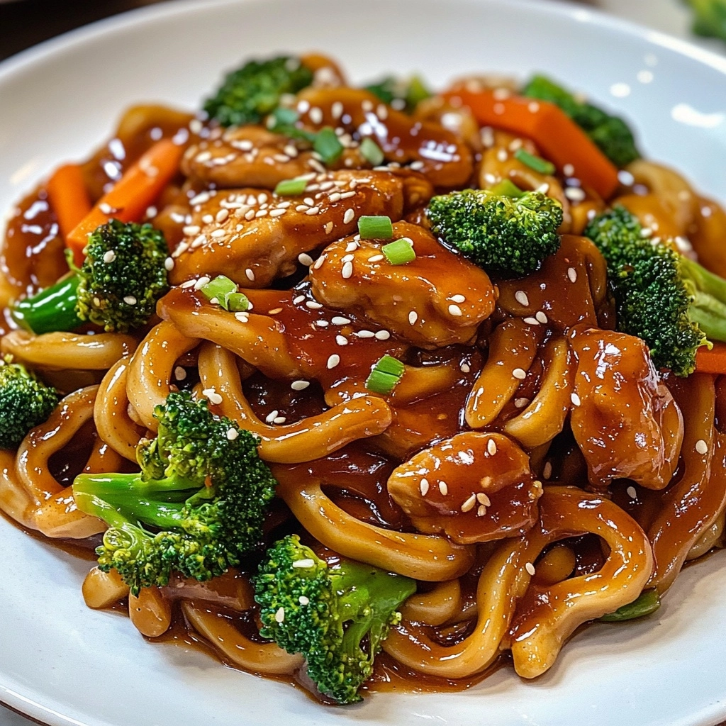 Chicken Teriyaki Noodles Recipe - Recipe Image