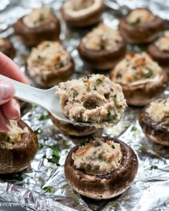 Chicken Stuffed Mushrooms Recipe
