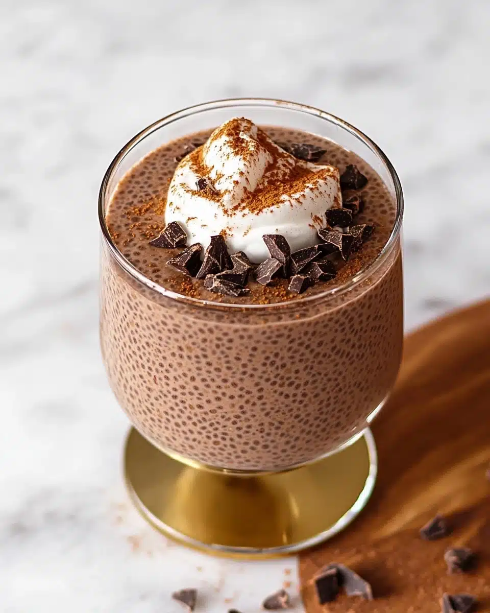 Chocolate Chia Pudding (High Protein) Recipe