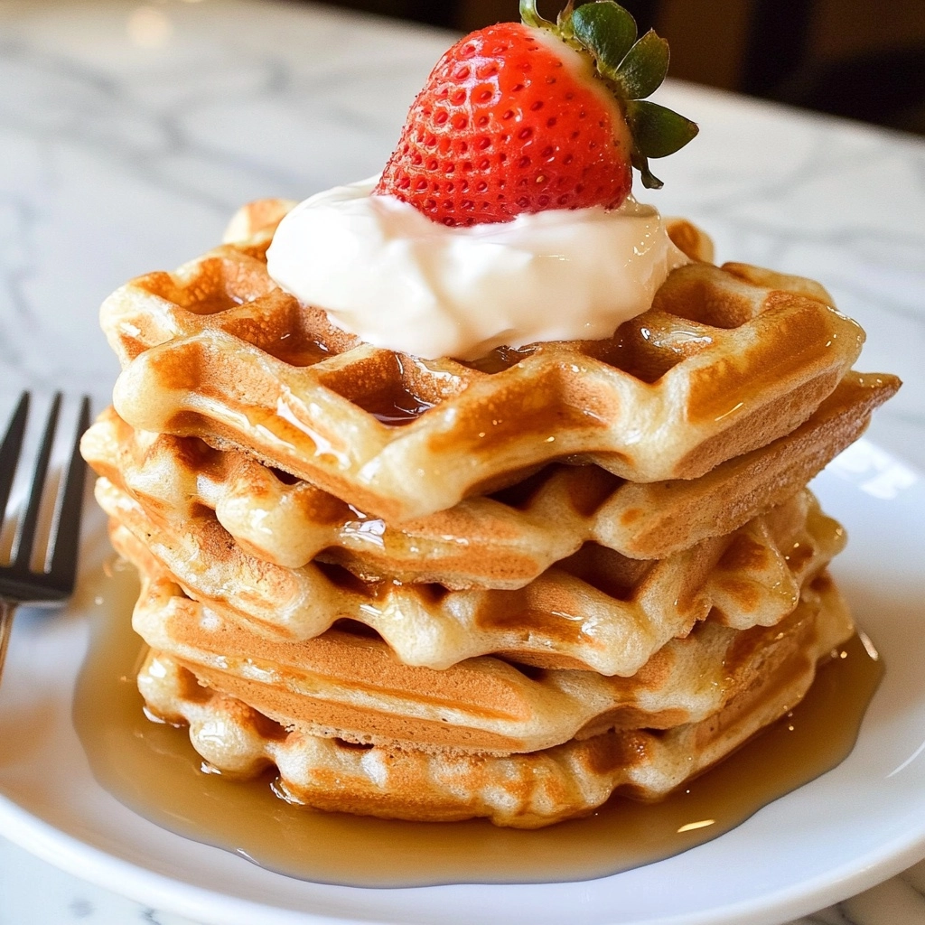 Protein Waffles Recipe - Recipe Image