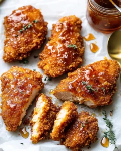 Baked Crunchy Hot Honey Chicken Recipe