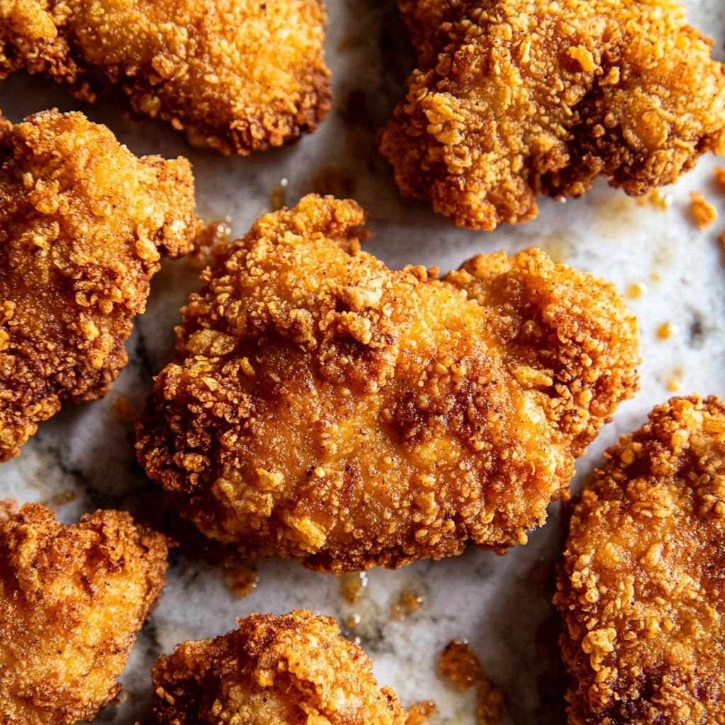Baked Crunchy Hot Honey Chicken Recipe - Recipe Image