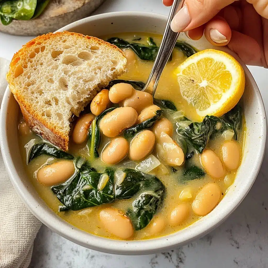 Creamy Lemon Garlic Butter Beans Recipe - Recipe Image