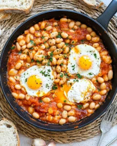 Spanish Beans & Eggs Recipe