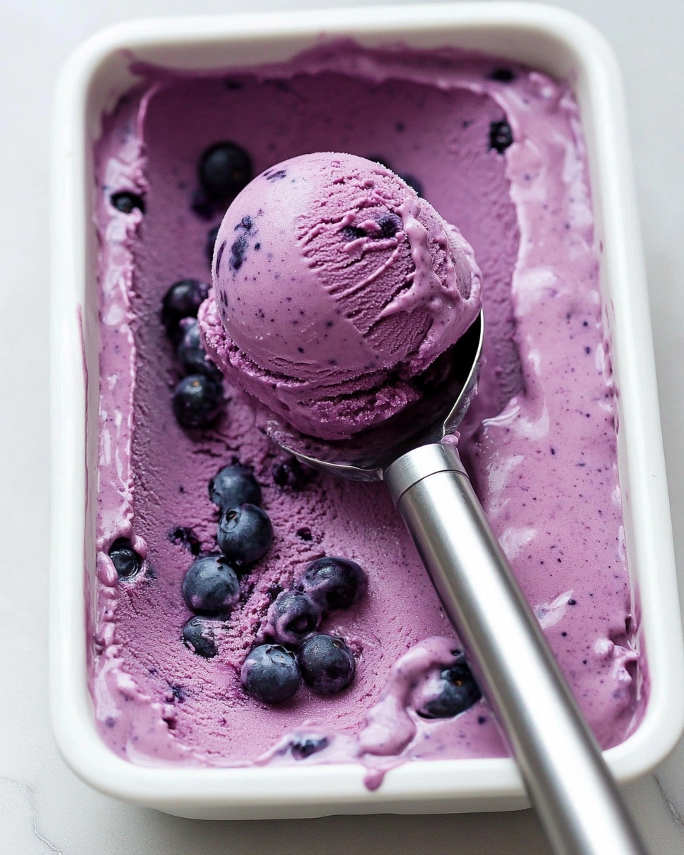 Blueberry Cheesecake Ice Cream Recipe