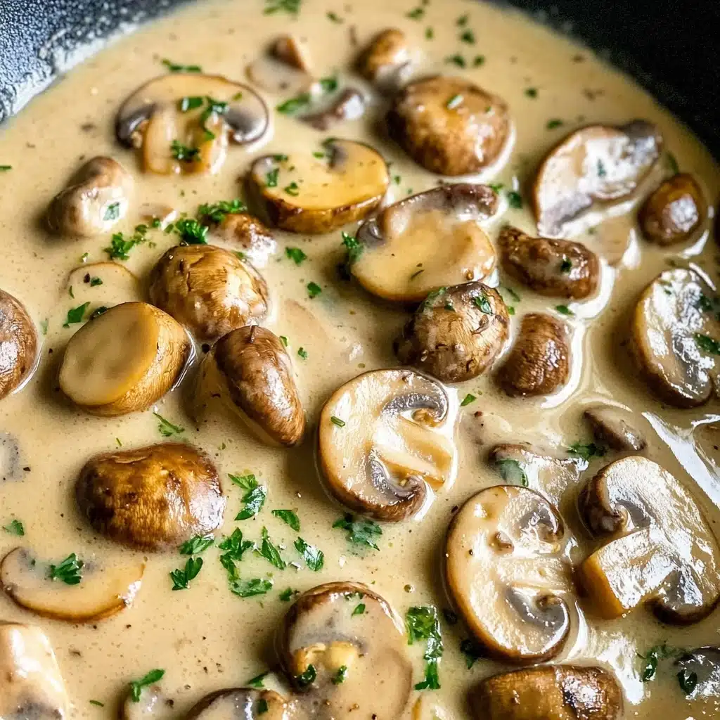 Creamy Mushroom Sauce Recipe - Recipe Image
