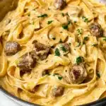 Garlic Butter Steak with Parmesan Alfredo Recipe