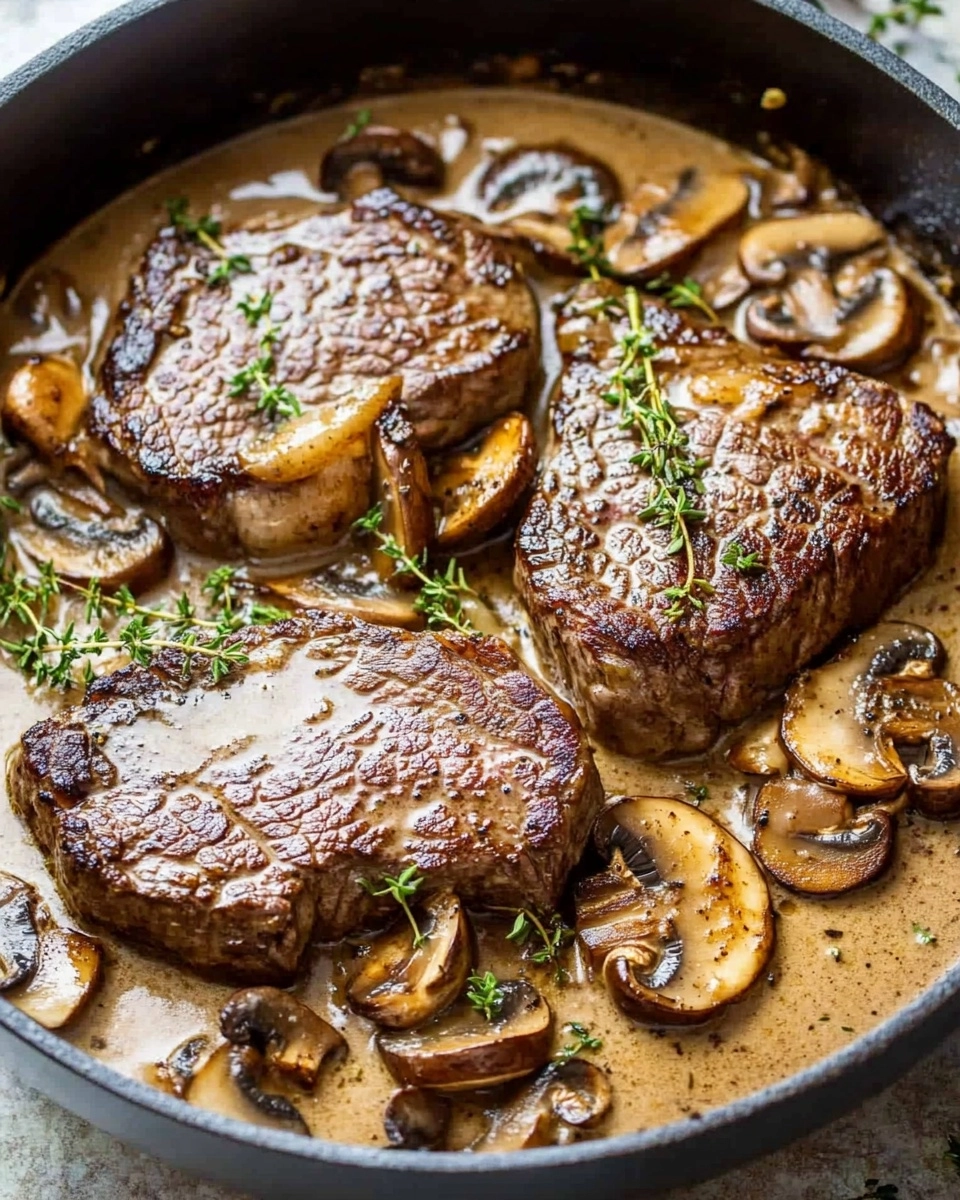 Filet Mignon Recipe in Mushroom Sauce Recipe