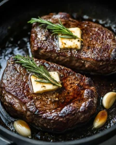 Pan-Seared Steak with Garlic Butter Recipe