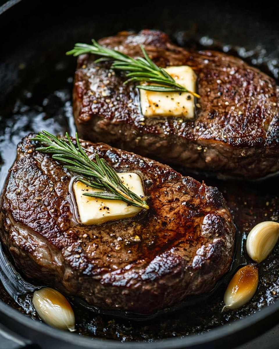 Pan-Seared Steak with Garlic Butter Recipe