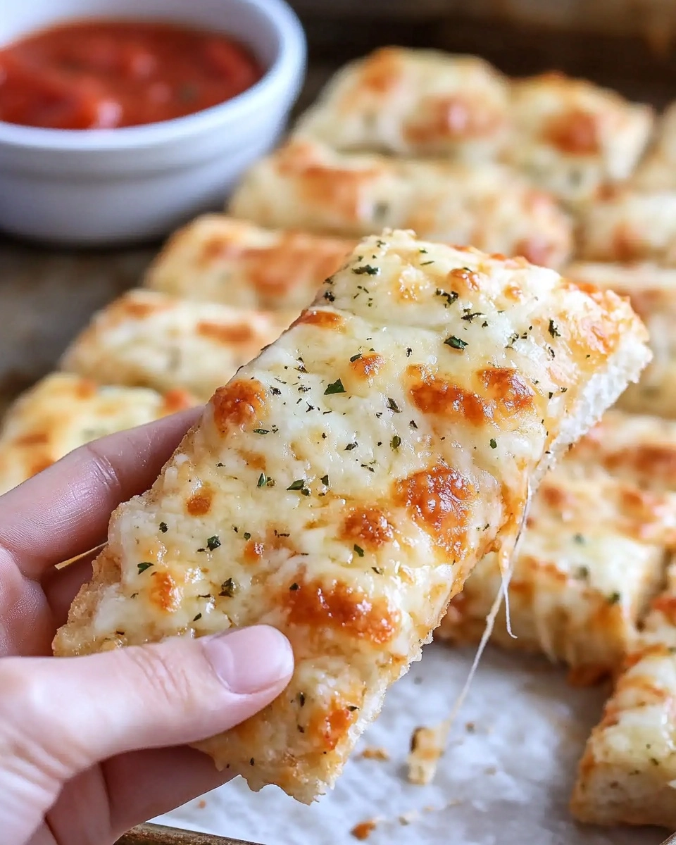 Easy Cheesy Breadsticks Recipe