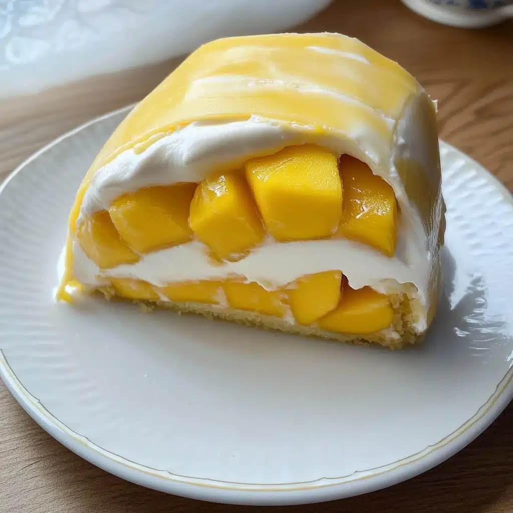 Mango Crepe Roll Recipe - Recipe Image