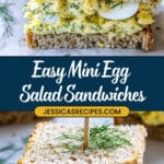 Mini Egg Salad Sandwiches Recipe