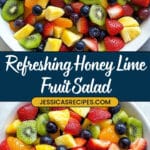 Honey Lime Rainbow Fruit Salad Recipe
