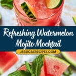 Watermelon Mojito Mocktail Recipe