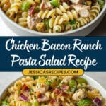 Chicken Bacon Ranch Pasta Salad Recipe