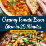 Creamy Tomato White Bean Stew Recipe
