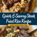 Golden Steak Fried Rice Recipe