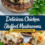 Chicken Stuffed Mushrooms Recipe