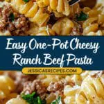 One-Pot Beef and Cheddar Ranch Pasta Recipe